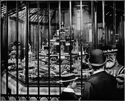 I regalia reali, Torre di Londra, c1903 da Unbekannt