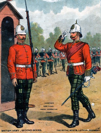 Il Reggimento Reale degli Scozzesi di Lothian, XX secolo da Unbekannt