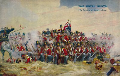 I Royal Scots. La Piazza a Quatre Bras, 1815, 1939 da Unbekannt