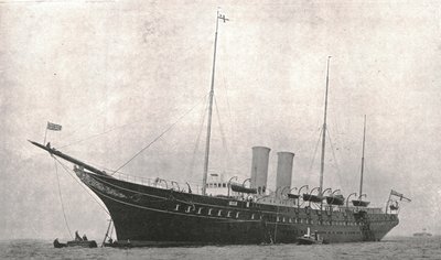 Lo yacht reale lascia Cowes, Isola di Wight, 6 agosto 1902 da Unbekannt