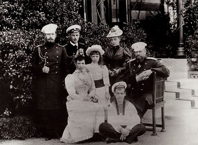 La famiglia imperiale russa, c1892-c1894 da Unbekannt