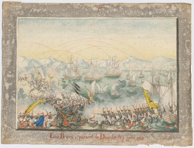 I russi attraversano il Danubio nel 1828, 1829 da Unbekannt