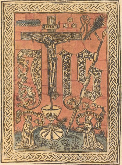Il monogramma sacro, c. 1500 da Unbekannt