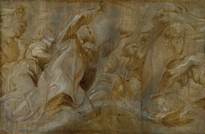 Il sacrificio di Noè, c1620 da Unbekannt