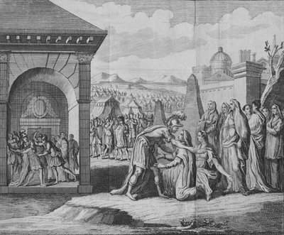 La scena della tragedia di Coriolano da Unbekannt