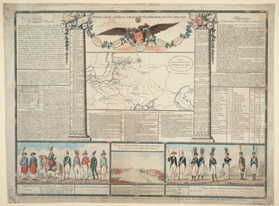 Il Reggimento delle Guardie della Vita di Semenovsky, 1810 da Unbekannt