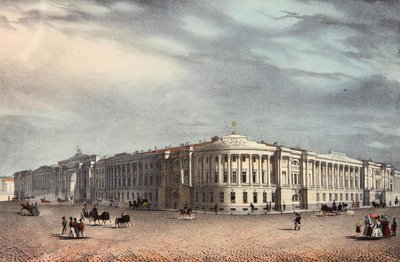 Gli edifici del Senato e del Sinodo a San Pietroburgo da Unbekannt