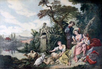 Il dono dei pastori, o Il nido, 1892 da Unbekannt