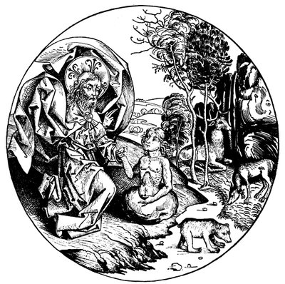 Il sesto giorno della creazione, 1493 da Unbekannt