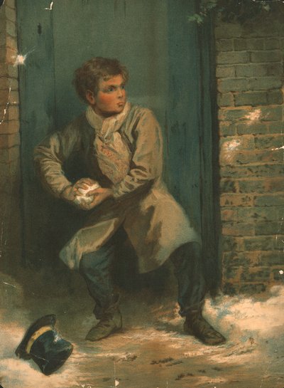 Il lanciatore di palle di neve da Unbekannt