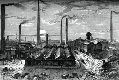 Le opere chimiche di St Rollox, Glasgow, c1880 da Unbekannt