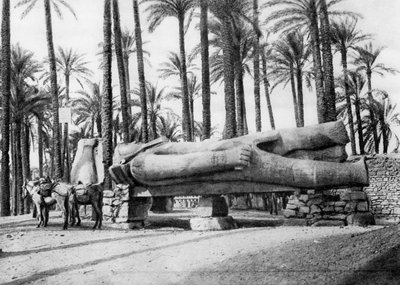 La statua di Ramesse II, Il Cairo, Egitto, c1920s da Unbekannt