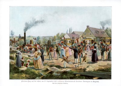 La ferrovia Stockton & Darlington da Unbekannt