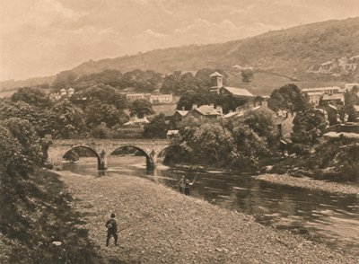 Il Taff a Treforest, vicino a Pontypridd, 1902 da Unbekannt