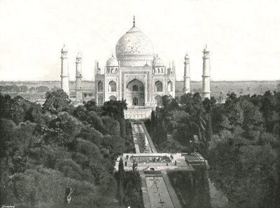 Il Taj Mahal, Agra, India da Unbekannt