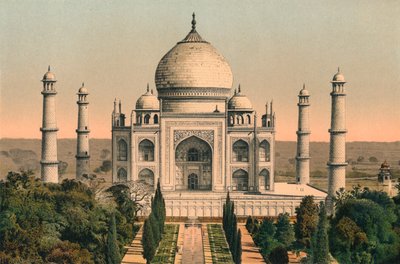 Il Taj Mahal ad Agra, c1895, 1904 da Unbekannt