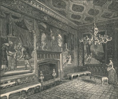 La stanza degli arazzi, 1886 da Unbekannt