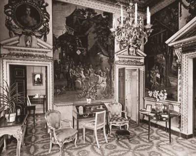 La stanza degli arazzi, Chiswick House, Londra, 1894 da Unbekannt
