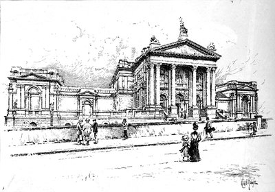 La Tate Gallery National Gallery of British Art, 1906 da Unbekannt