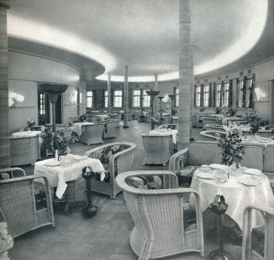 La sala da tè del Conte Di Savoia, 1933 da Unbekannt