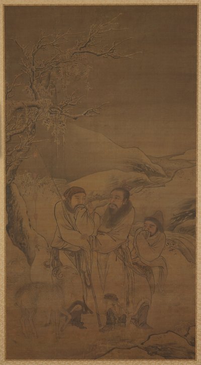 La separazione lacrimosa di Su Wu e Li Ling, dinastia Ming, XVI secolo da Unbekannt
