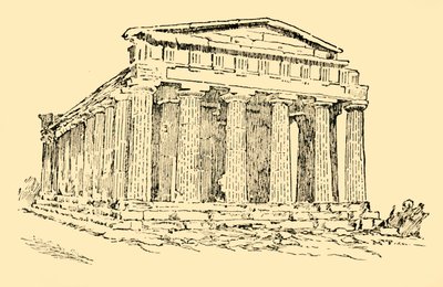 Il Tempio della Colonia Greca ad Agrigento in Sicilia, c1930 da Unbekannt