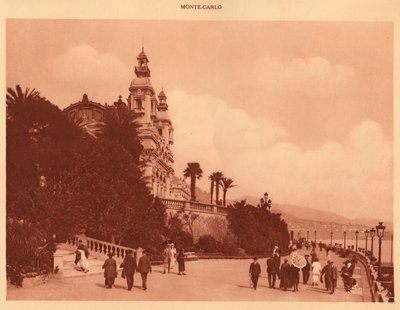 Le terrazze e il casinò, Monte Carlo, 1930 da Unbekannt