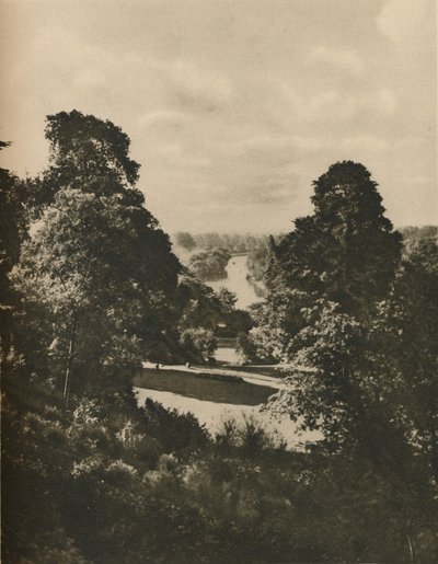Il Tamigi a Richmond, Una delle viste più famose in Inghilterra, c1935 da Unbekannt