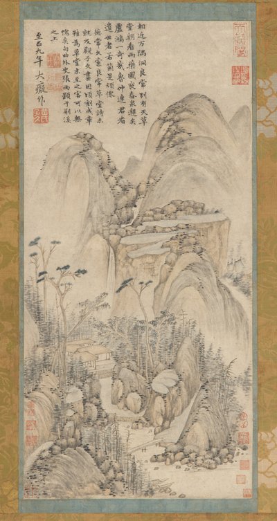 La Capanna di Paglia a Liangchang, XVII-XVIII secolo da Unbekannt