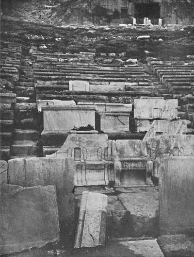 Il Teatro di Dioniso, Atene, 1913 da Unbekannt
