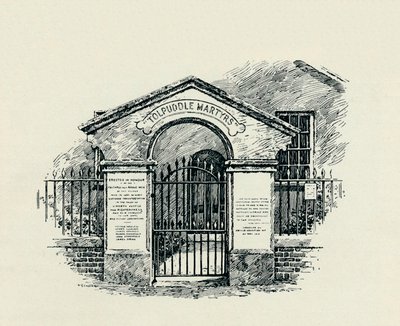 Il Memoriale di Tolpuddle alla Cappella Metodista di Tolpuddle, 1934 da Unbekannt