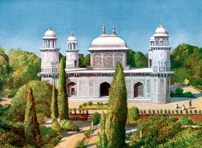 La tomba di Itmad-ud-Dowlah, Agra, India, inizio XX secolo da Unbekannt