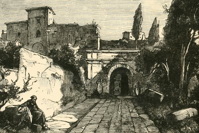 La tomba degli Scipioni a Roma, 1890 da Unbekannt