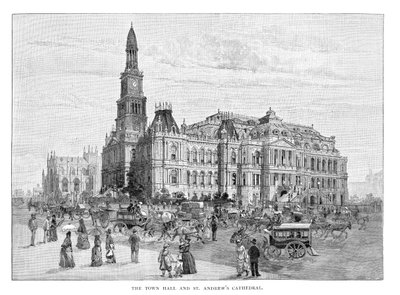 Il municipio e la cattedrale di Sant
