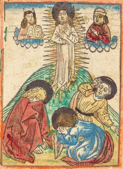 La trasfigurazione, c. 1475 da Unbekannt