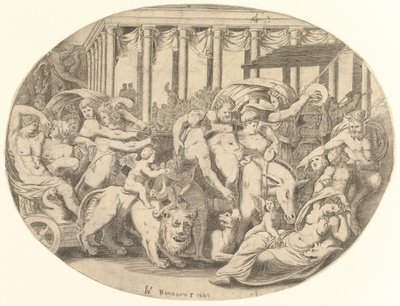 Il trionfo di Bacco, XVI secolo da Unbekannt