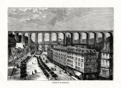 Il viadotto a Morlaix, Francia da Unbekannt