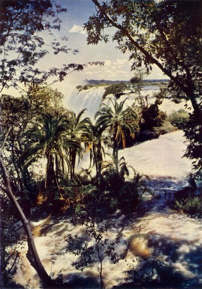 Le cascate Vittoria in Rhodesia del Sud, c1948 da Unbekannt