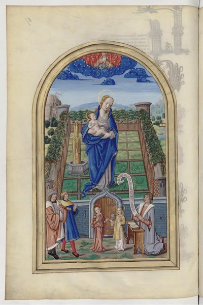La Vergine Maria. Da: Chants royaux en l