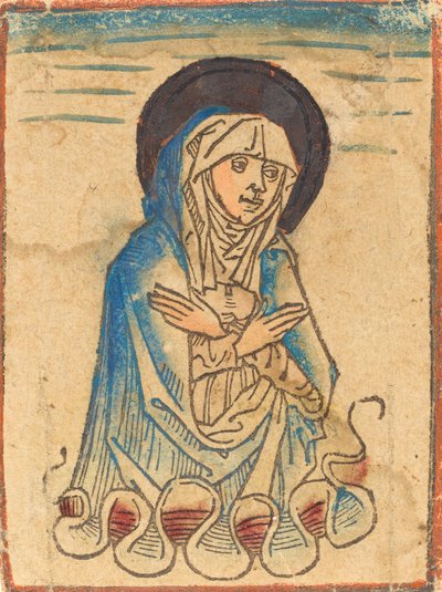 La Vergine tra le nuvole, c. 1470-1480 da Unbekannt