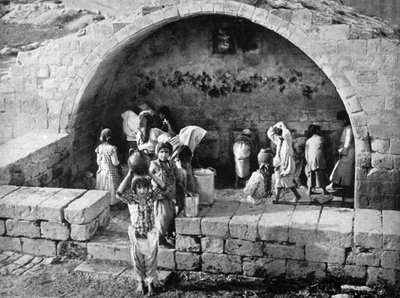Il pozzo delle Vergini a Nazareth da Unbekannt