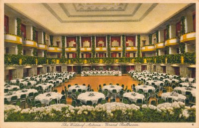 Waldorf Astoria, Grand Ballroom da Unbekannt