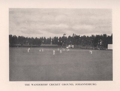 Il campo di cricket dei Wanderers, Johannesburg, Sudafrica, 1912 da Unbekannt