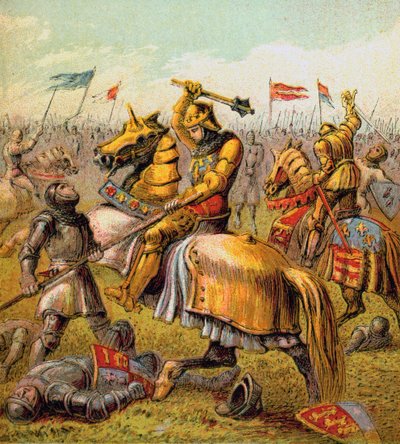 La guerra delle due rose, 1455-1485, c1850 da Unbekannt