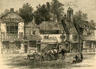 The White Hart, Knightsbridge, 1820, c1876 da Unbekannt