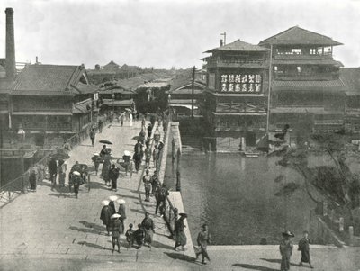 Il ponte Yebisu, Osaka, Giappone da Unbekannt