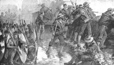La Guerra Zulu, 1879: Uomini di H.M.S. Shah all
