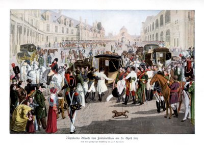 Gli addii a Fontainebleau, Francia, 20 aprile 1814, 1900 da Unbekannt