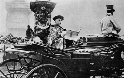 Annuncio del Trattato di Versailles in tutta l