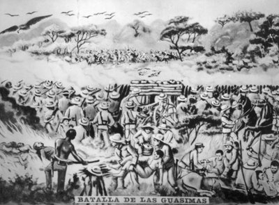 La battaglia di Guasimas, 1874, anni 1920 da Unbekannt